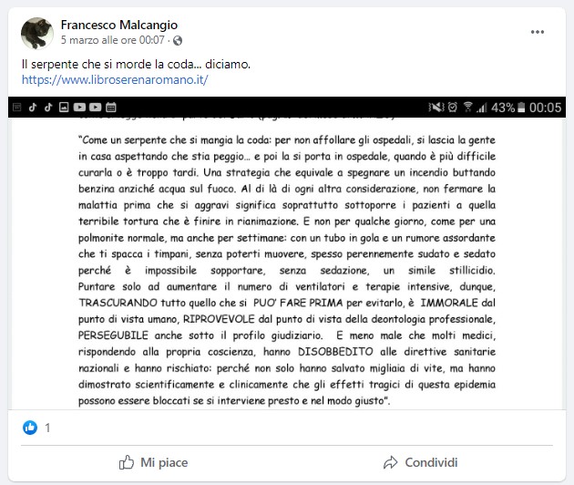 Post di Francesco Malcagio